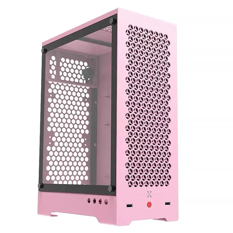 C1 MATX Computer Case Aluminum Alloy Chassis ATX Power Supply 240 Water Cooled Long Graphics Card Tempered Glass Side Panel