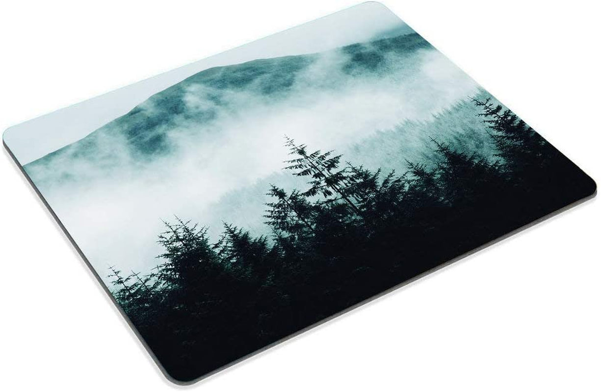 Gaming Mouse Pad Custom Misty with Mountains Mousepad Non-Slip Rubber Rectangle Mouse Pads for Computers Laptop 9.5 X 7.9 Inch (240Mmx200Mmx3Mm)