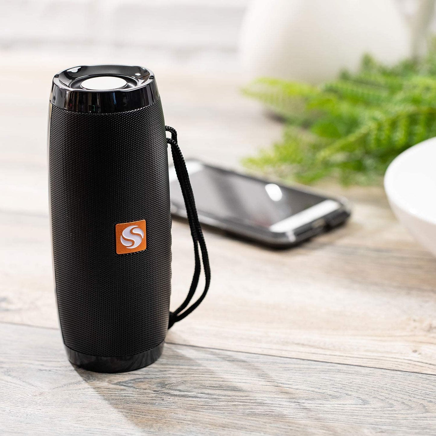 Bluetooth Speaker Portable with Color Lights, Wireless IPX5 Waterproof Speakers from , Loud Clear Hd Stereo Sound, Rich Bass Subwoofer, Built-In Mic, for Shower, Home, Travel, Pool - Grey