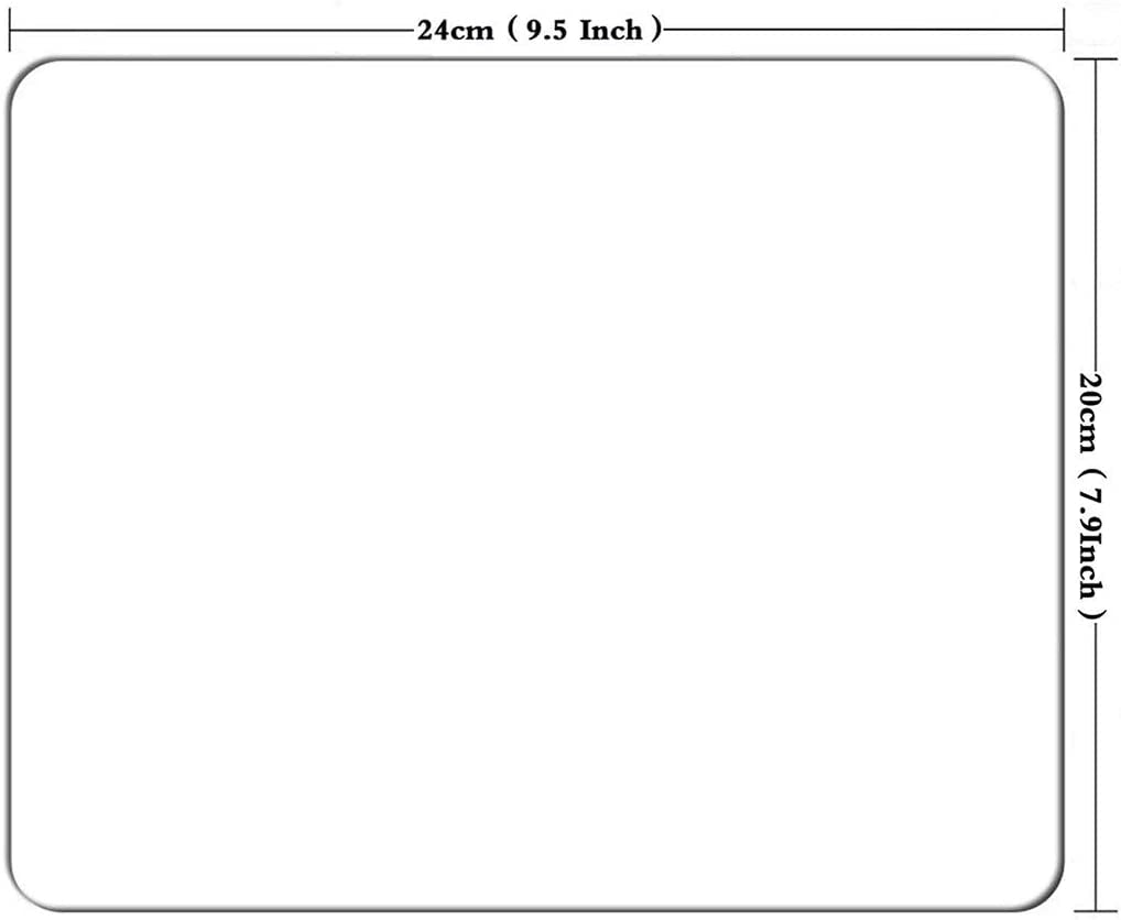 Gaming Mouse Pad Custom Misty with Mountains Mousepad Non-Slip Rubber Rectangle Mouse Pads for Computers Laptop 9.5 X 7.9 Inch (240Mmx200Mmx3Mm)