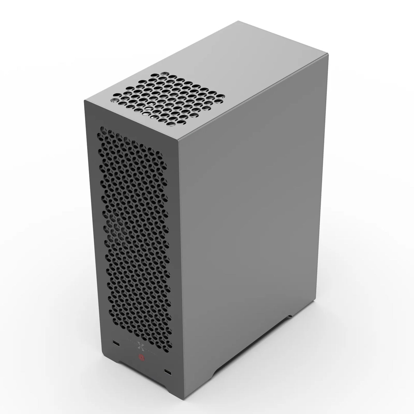 C1 MATX Computer Case Aluminum Alloy Chassis ATX Power Supply 240 Water Cooled Long Graphics Card Tempered Glass Side Panel