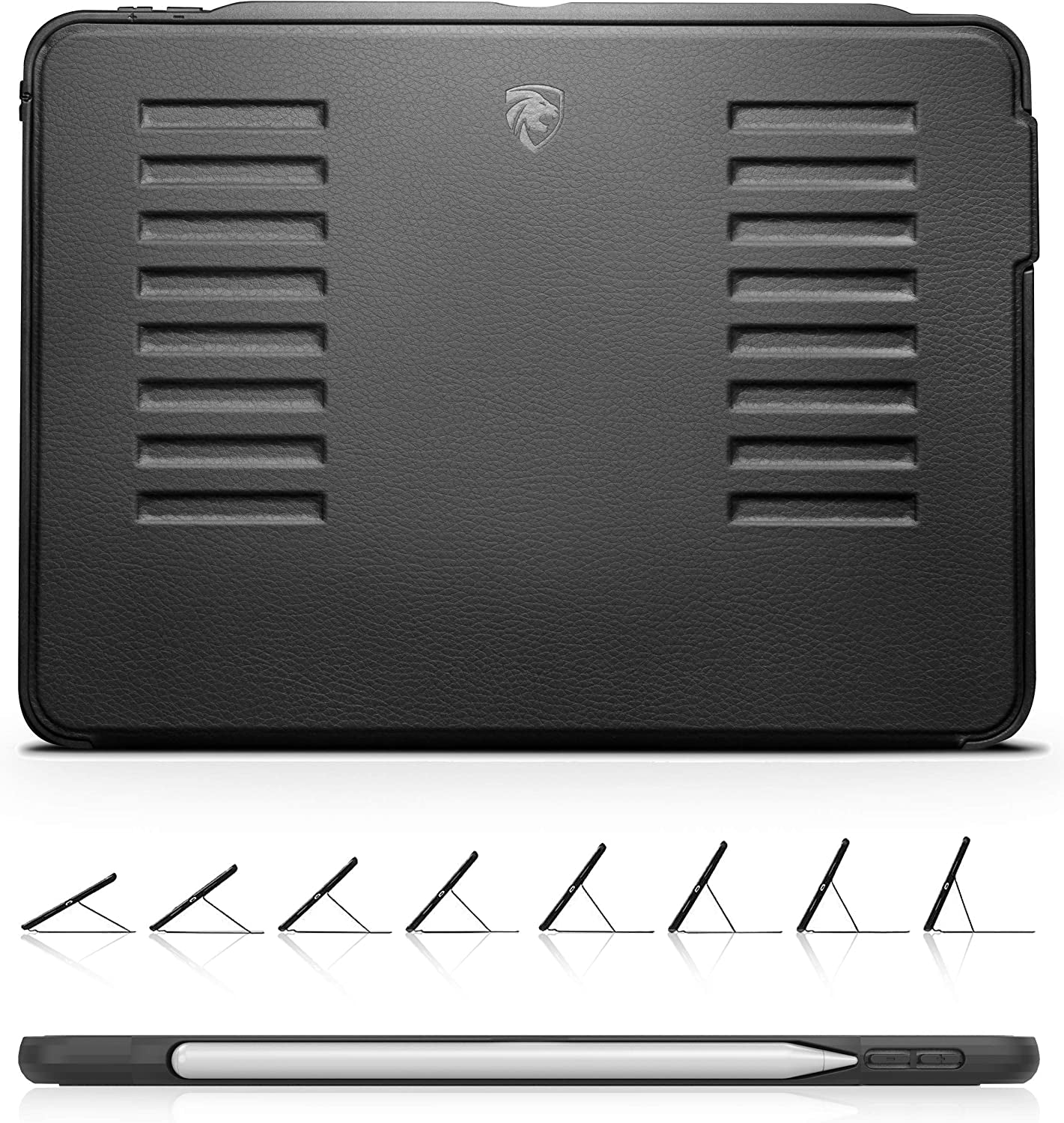 The Muse Case - 2018 Ipad Pro 11 Inch 1St Gen (Old Model) - Very Protective but Thin + Convenient Magnetic Stand + Sleep/Wake Cover - - Black (Fits Model #’S A1934, A1979, A1980, A2013)