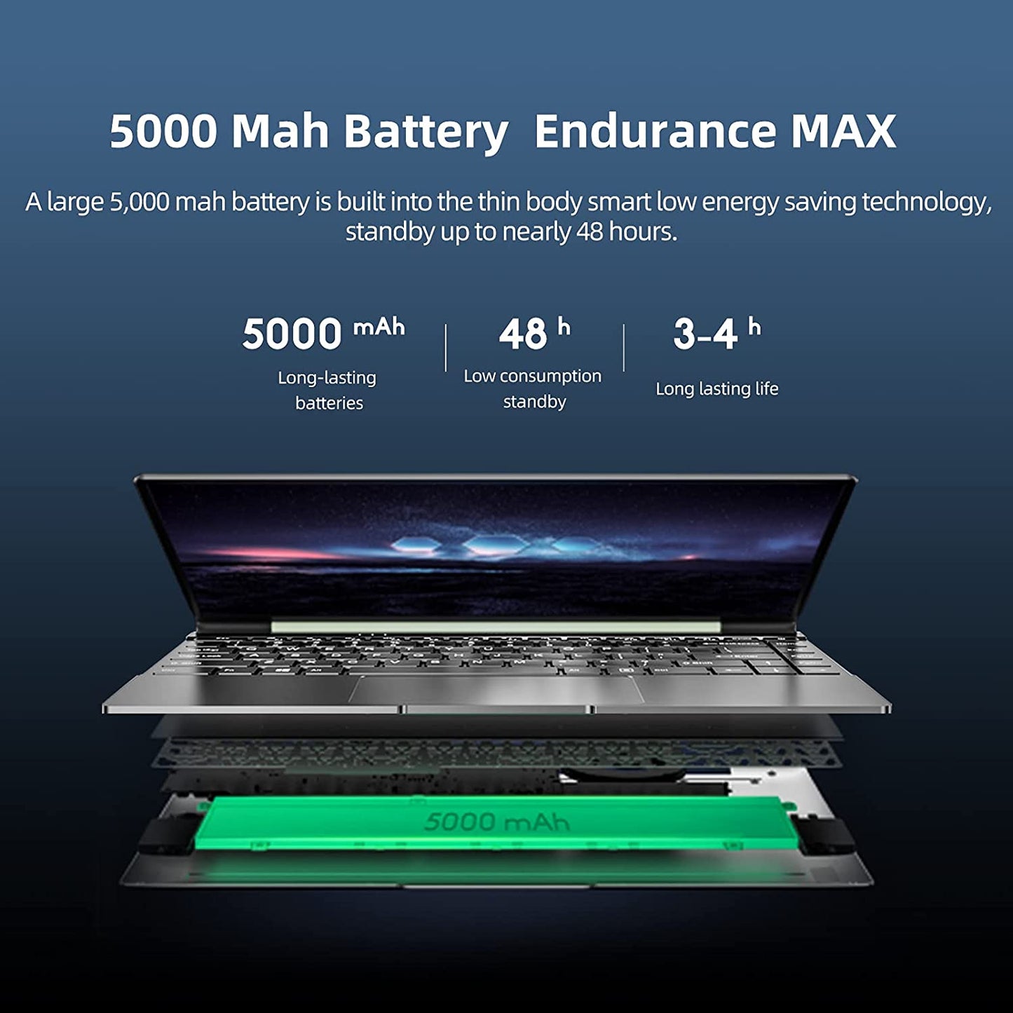 Laptop Computer 14.1" Small Laptop Intel Celeron N5095 CPU 6GB DDR4, 128GB SSD FHD Display, Backlit Keyboard, Full Metal Body, Windows 10 Laptops, USB 3.0, Type C, V14S Ultra Thin Laptop Silver