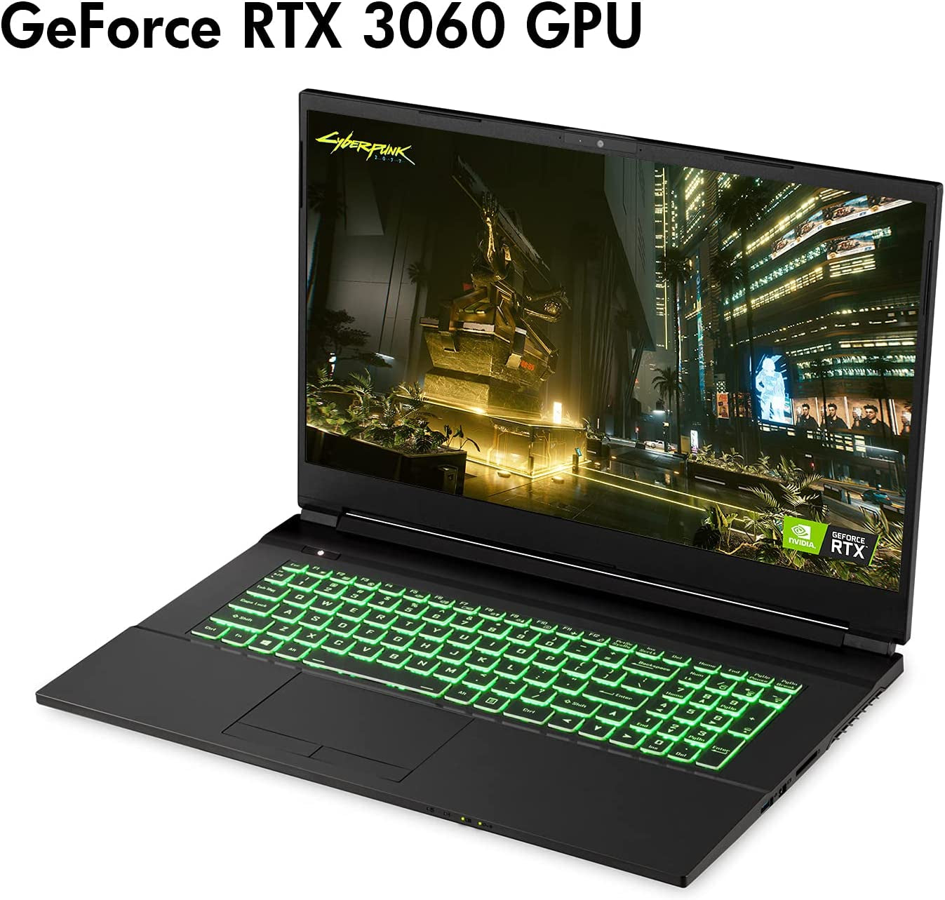 NP7879PQ Gaming Laptop, 17.3 Inch Thin Bezel FHD 144Hz 72% NTSC, Intel I7-11800H, RTX 3060 6GB, 32GB RAM, 1TB Nvme SSD, Windows 10