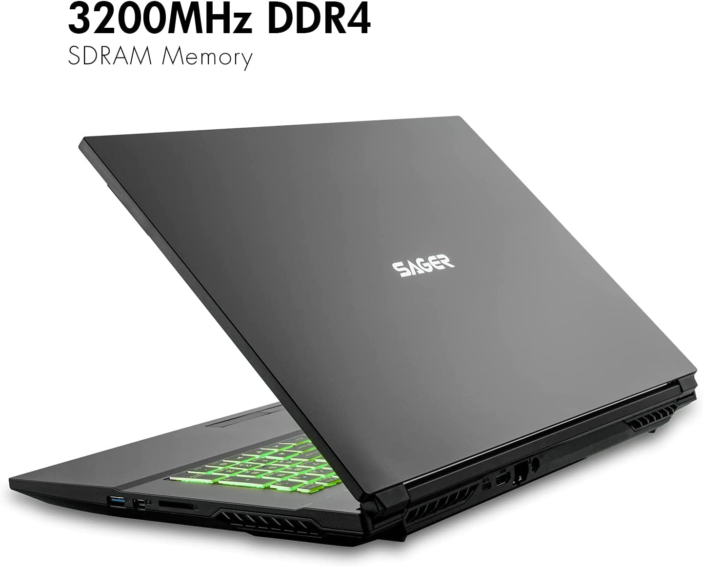 NP7879PQ Gaming Laptop, 17.3 Inch Thin Bezel FHD 144Hz 72% NTSC, Intel I7-11800H, RTX 3060 6GB, 32GB RAM, 1TB Nvme SSD, Windows 10