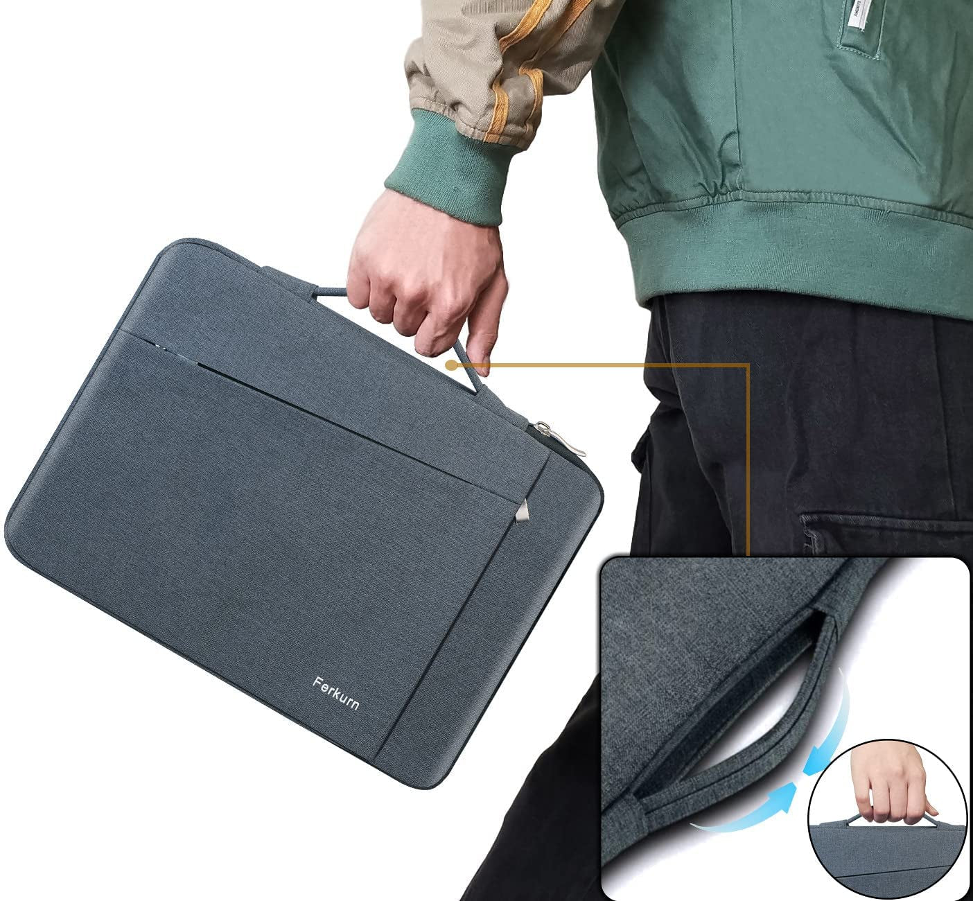 Chromebook Case 11.6 Inch Laptop Case Sleeve for Surface Laptop Go 12. FM Computers